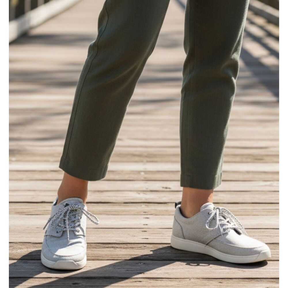 Reef Rover Low Top‎ Gray Fabric Casual Sneakers Shoes 8.5